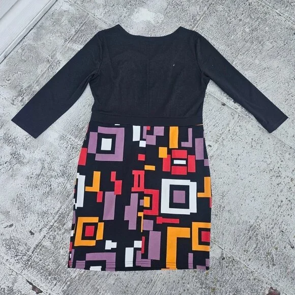 Miusol Girl Dress A Ling Knee Length Long Sleeve Size XL - Picture 3 of 11